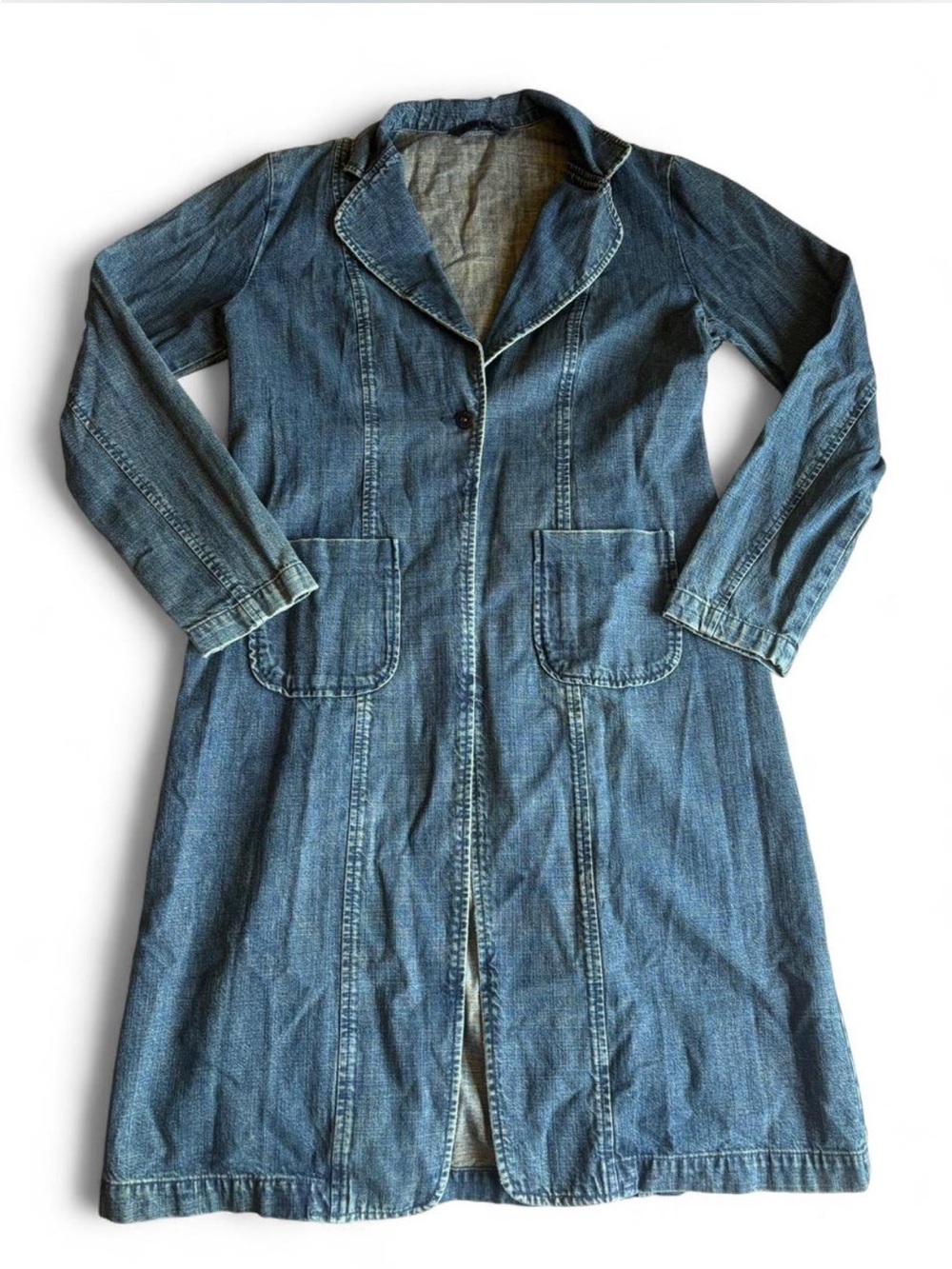Lucky Brand Blue Denim Dungarees Jacket